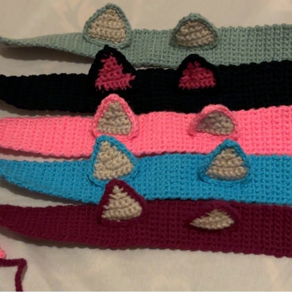 Crochet Kitty Kat Headbands